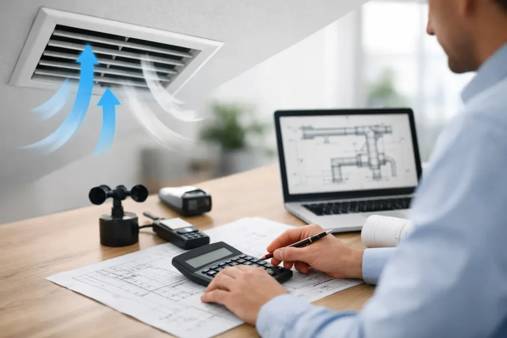 Como calcular renovação de ar sem erro