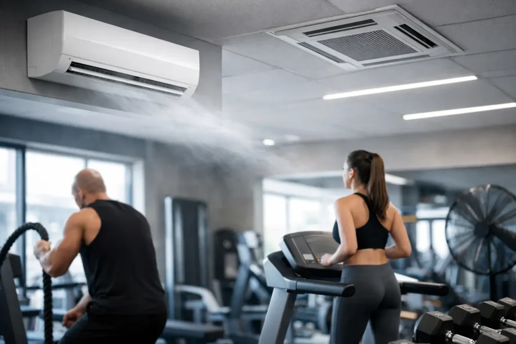 Como escolher climatização para academia